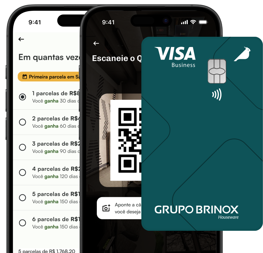 Cartão e app da robbin
